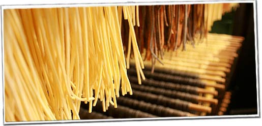 Martelli spaghetti Tørking av spaghetti