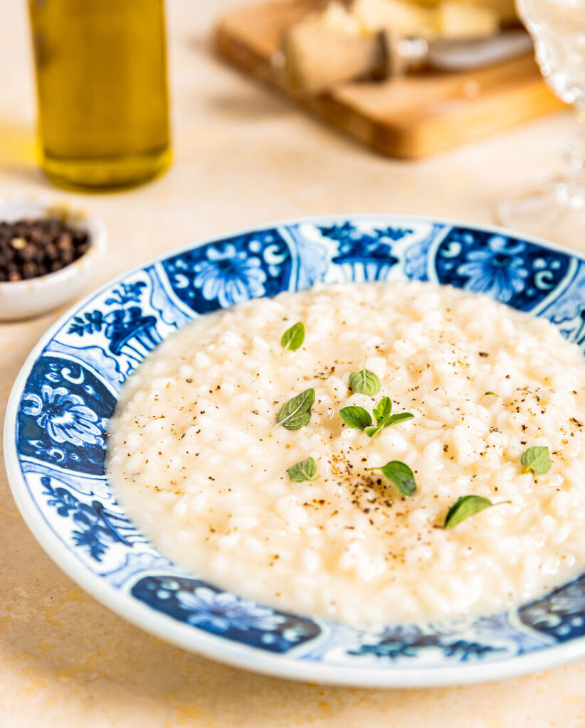 Grunnoppskrift på risotto