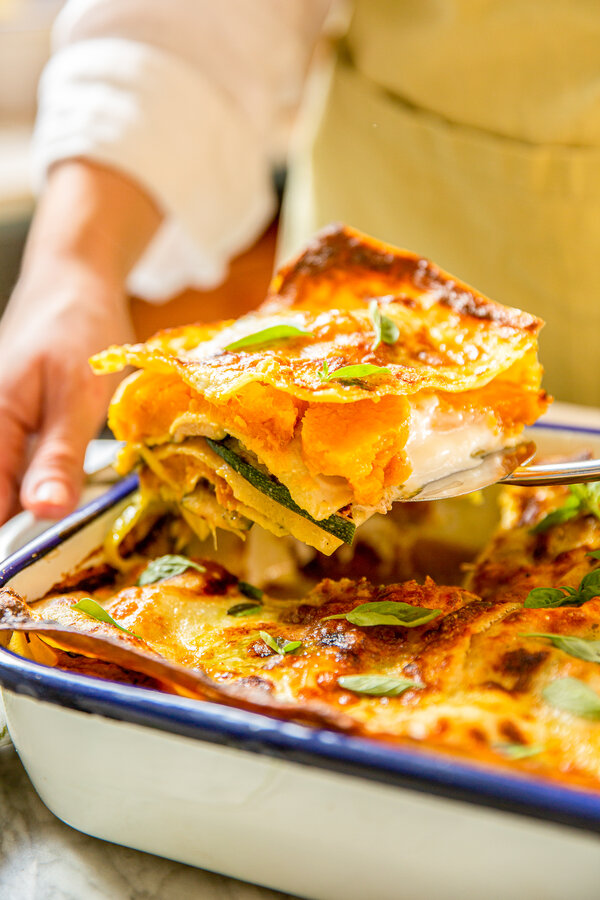 Lasagne med grønnsaker