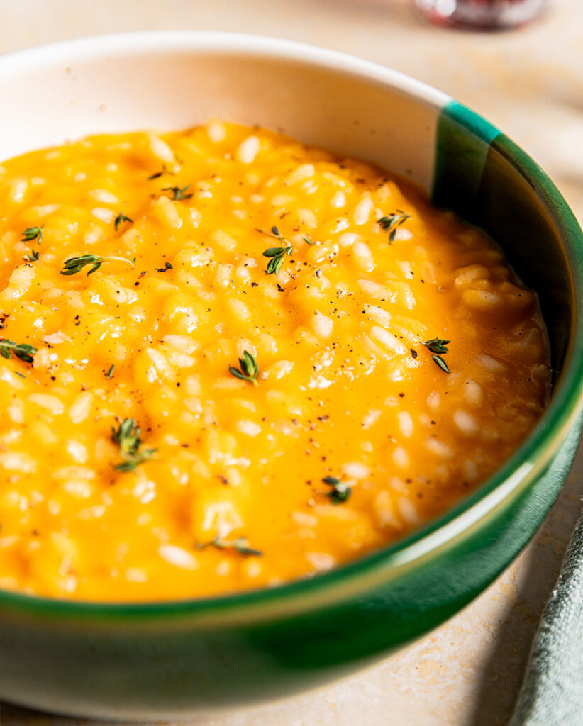 Oppskrift på gresskarrisotto