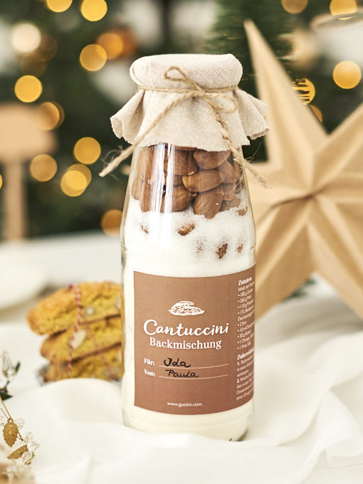 Cantuccini bakemiks med etikett
