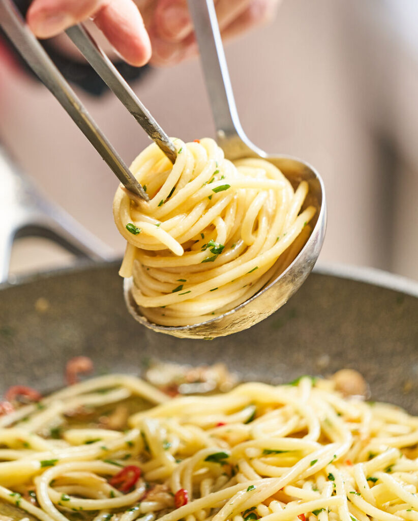 Aglio e Olio enkel matlaging