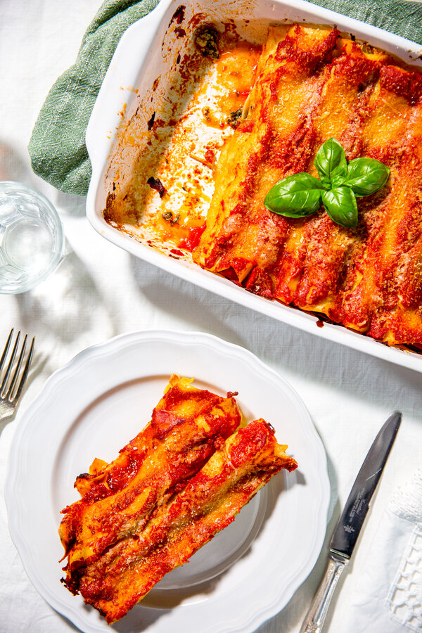 Cannelloni rett fra ovnen