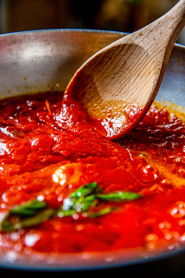 Tomatsaus til cannelloni