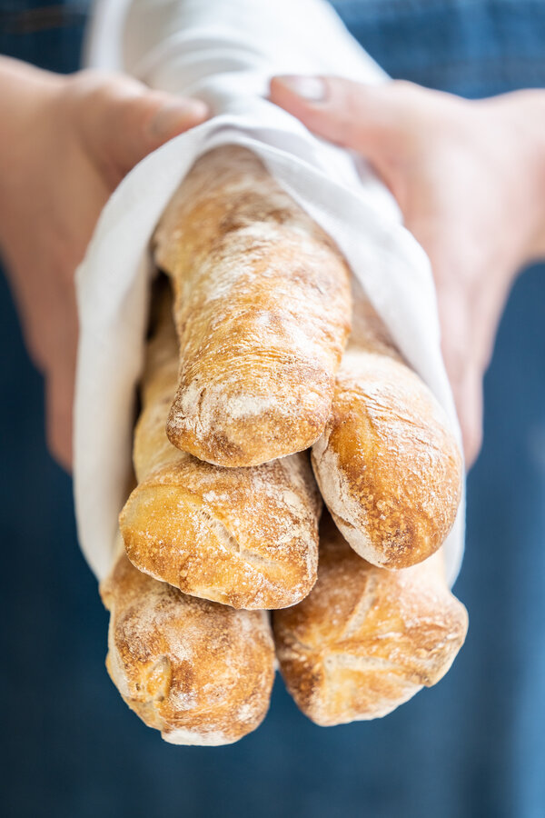 Nybakt ciabatta