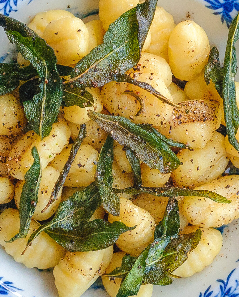 Gnocchi med salvie og smør