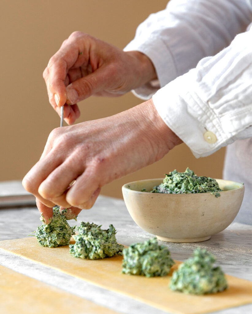 Tips til fylling av ravioli