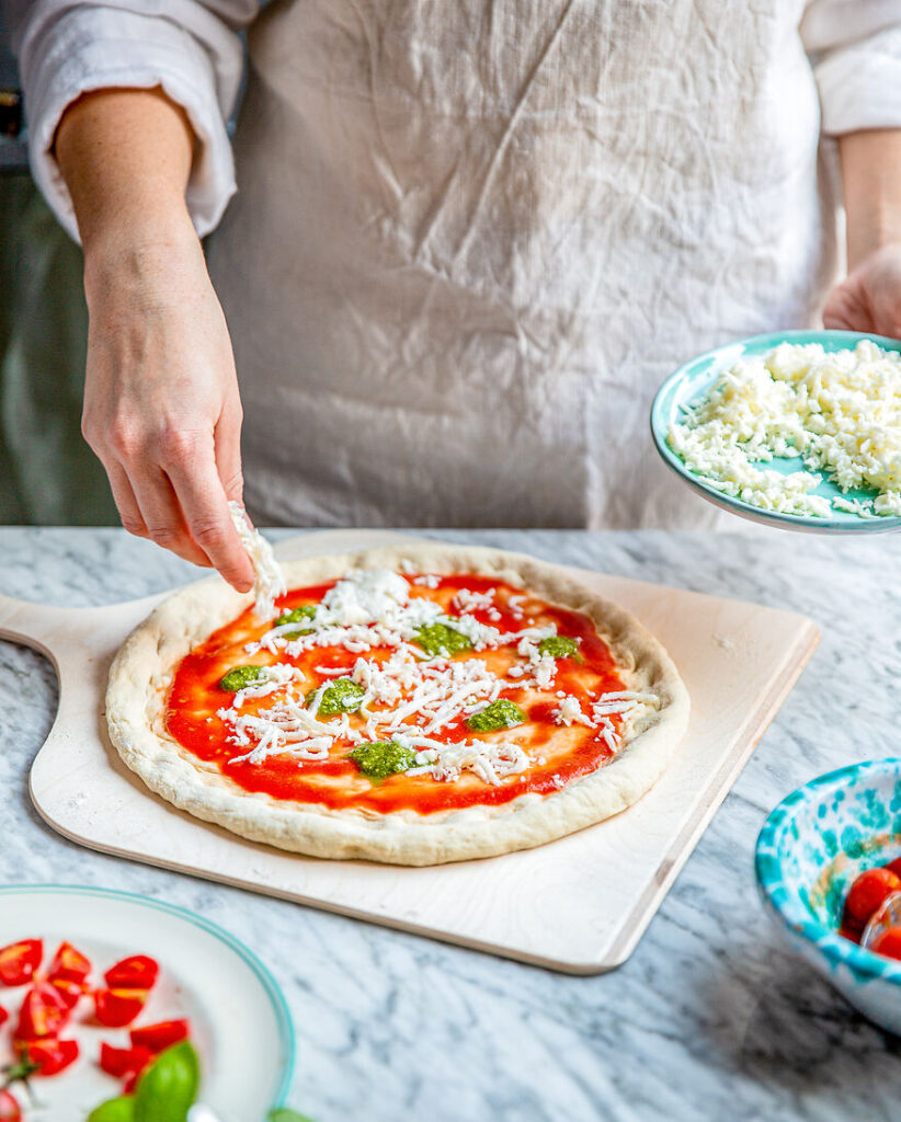 Margherita med parmesan
